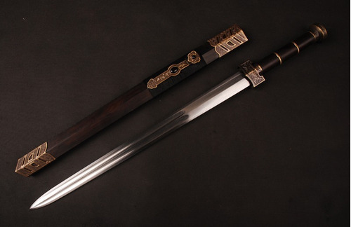 Espada Chinesa Tradicional Dinastia Han Jian Wushu Kung Fu