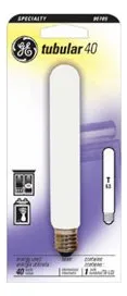 Ge Tubular Foco Claro Carded
