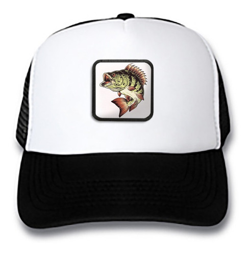 Gorra Gorro Trucker Pesca Pescador Fishing Perca Pes8