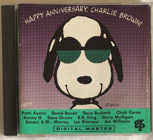 Happy Anniversary. Charlie Brown. Cd Usado. Qqg. Ag.
