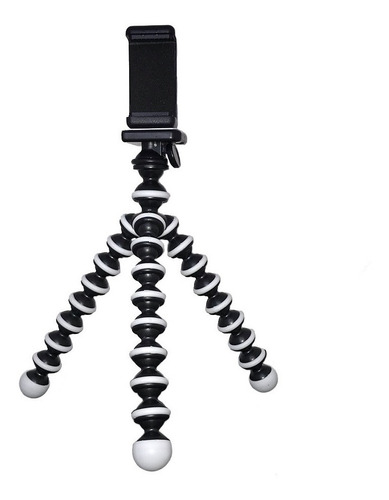 Imagem 1 de 9 de Tripe Articulado Com Suporte Celular Tipo Gorillapod Polvo