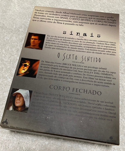 Imagem 3 de 3 de 3 Dvd M Night Shyamalan - Sinais/sexto Sentido/corpo Fechado