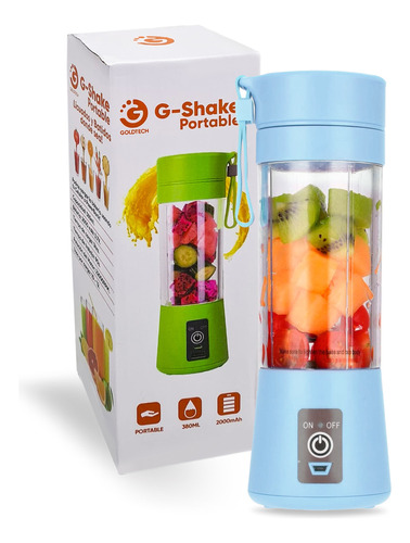 Licuadora Portátil Recargable Usb 380ml G-shake Batidora