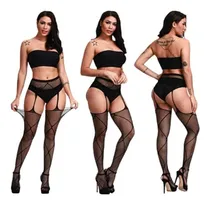Comprar Medias De Malla Sexy Liguero Encaje. Erótica, Sensual Mod 6