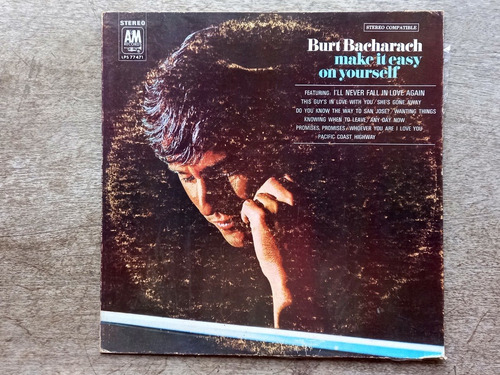 Disco Lp Burt Bacharach - Make It Easy On Yourself (1970) R3