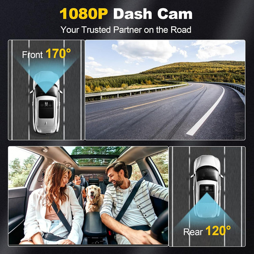 Cámara Dash Cam 4k Dash Cam Wifi For Coches