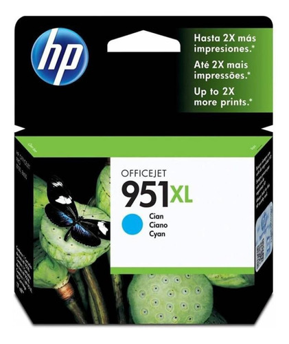 Tinta Hp 951xl Cyan Nueva Sellada ( Fuera De Fecha)