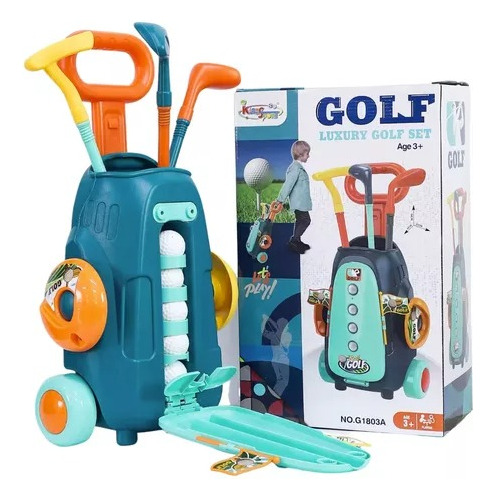 Juguete Golf Set Niños Maleta Juguete G1803a