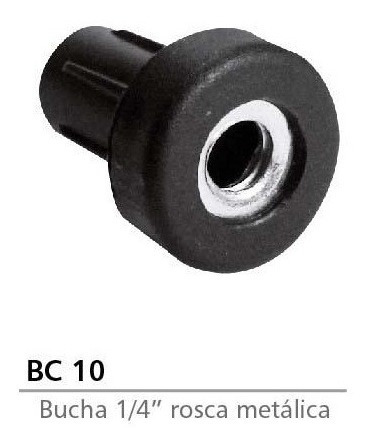30 Manipulo Bucha 1/4 Rosca Metal Bc10 Masticmol Kit C/ 30un