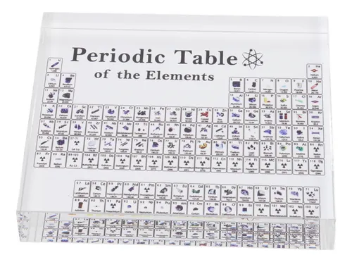 comprar Tabla Periódica De Elementos: Elementos Químicos Acrílicos N