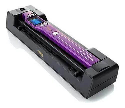 Escáner Portátil Vupoint Magic Wand Con Dock Y Pantalla Lcd
