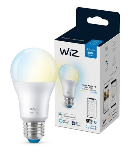 Lámpara Led Wiz Wifi Blanca Cálida/fría 9w E27 LG