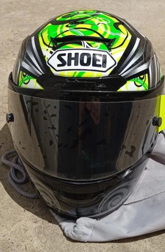 Casco Shoei Tony Elías De Carbono Original Japón, Excelente! Negro Sergeant L (Usado)