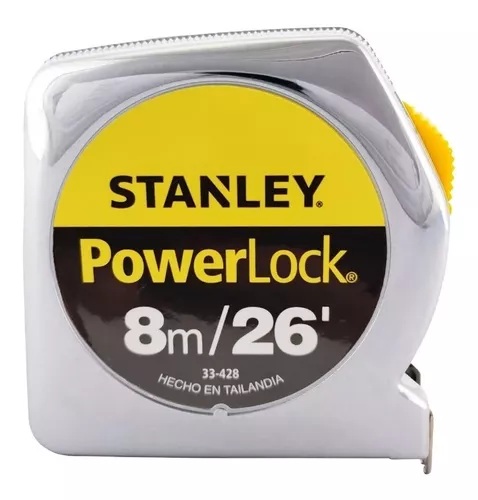 Flexómetro de 8 metros Power Lock 33-428 Stanley