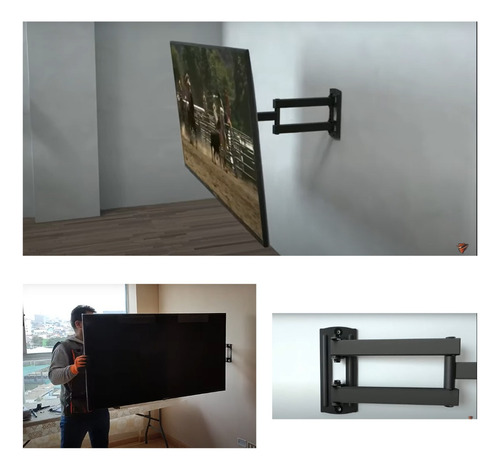 Rack De Tv Lcd Led Oled Monitor Soporte Universa Móvil Metal