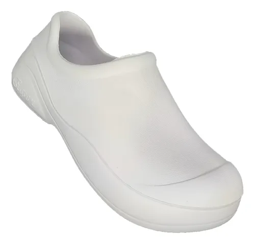 Mule Yvate Antiderrapante Enfermagem Trabalho Branco