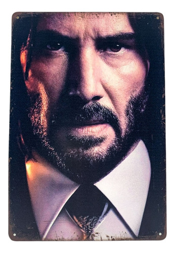 Cartel Poster Keanu Reeves John Wick 4 Decorativo Casa Bar 