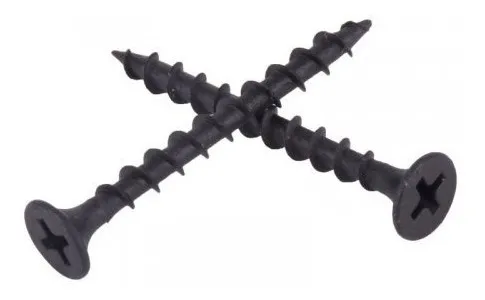 Tornillo Autoperforante Tel Madera 6x3/4 Negro X 15000 Und