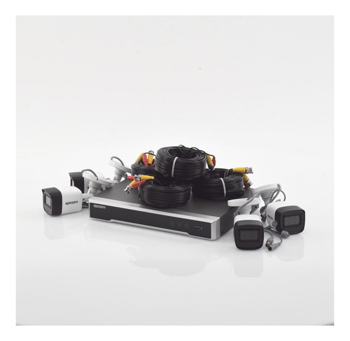 Kit 4 Camaras Turbohd 5mp Microfono Dvr 4 Canales Accesorios