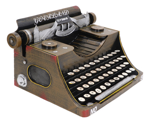 Máquina De Escribir Manual De Metal Modelo Retro Que Reduce