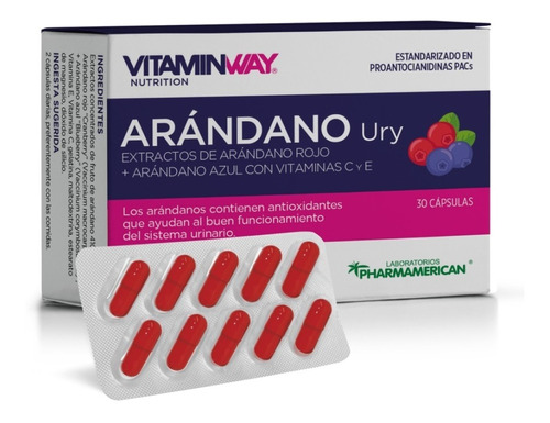 Arándano Ury X 60 Cáps Vitaman Way