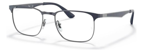 Lentes Ray Ban Rx6363 2947 Azul Plomo Oftalmico Color Blue On Gunmetal