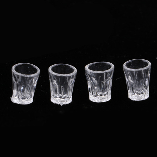 1:12 Miniatura Modelo De Taza De Líquido De Plástico