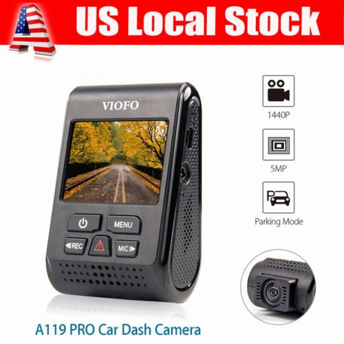 Viofo A119 Coche Pro 1440p Dvr Dash Cam Grabadora De Vídeo