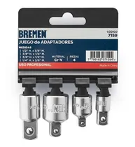 Comprar Juego Adaptadores Llave Tubo Bremen 4pz Enc 1\u002F2 3\u002F8 1\u002F4 7159