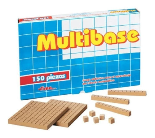 Multibase Didactico Aprendizaje Calculos Fime X 150 Piezas 