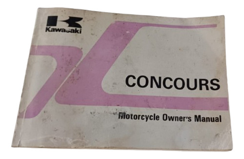 Kawasaki Concours 1000 Manual De El Propietario (Usado)