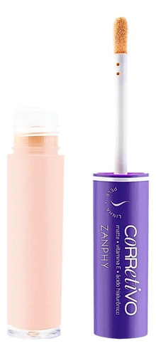 Corretivo Liquido Linha Pele Zanphy Maquiagem Make Tom Claríssimo