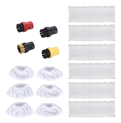 Kit De Cepillo Y Paño Limpiador A Vapor Para Kaher Sc Easyfi