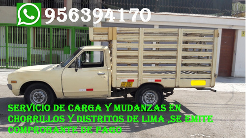 Taxi Carga ,transporte De Mercadería,mudanzas En Chorrillos