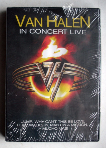 Dvd - Van Halen - In Concert Live - Nueva Cerrada