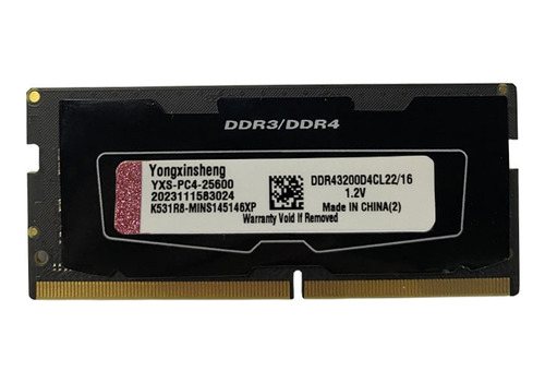Memoria Ram Ddr4 De 16 Gb, 3200 Mhz, Sodimm Pc4 25600, 1,2 V