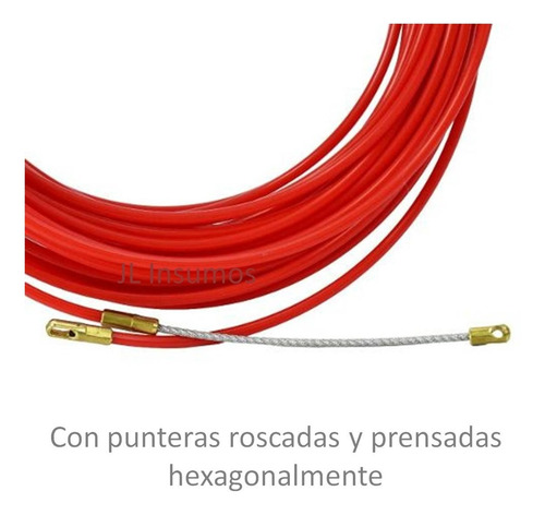 Imagen 3 de 4 de Cinta Pasacables 20mts Ø4mm Alta Calida