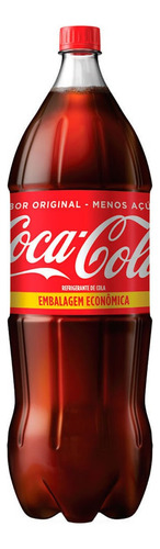 Coca-Cola refrigerante de cola menos açúcar 2,5 litros