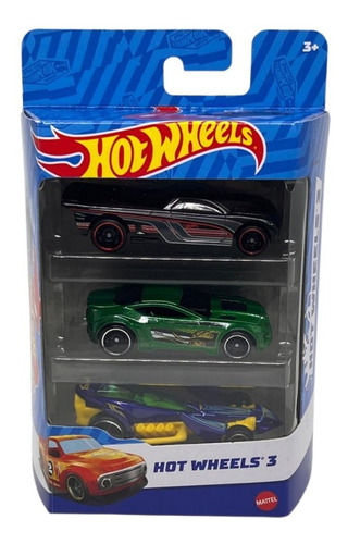 Kit 3x Carrinhos Hot Wheels Vários Modelos Original Mattel 