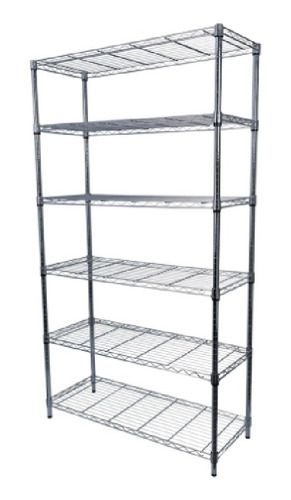 Rack Estante Industrial De 6 Niveles Soporta 158 Kg X Repisa