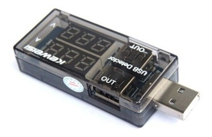 Imagen 6 de 7 de Medidor Voltaje Y Amperes Usb Digital 3 A 9 V Caballito
