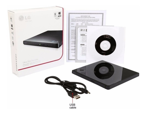 Imagen 5 de 6 de Grabador - Lectora Externa LG Usb 2.0 Cd/dvd - Envio Rapido