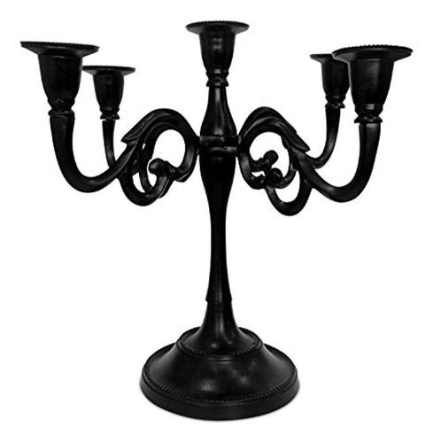 Candelabro De Cinco Brazos Rely + Candelabro De 11 Pulgadas 