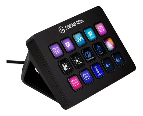 Imagen 2 de 7 de Stream Deck Mk.2 Elgato 15 Botones Lcd Customizables Negro