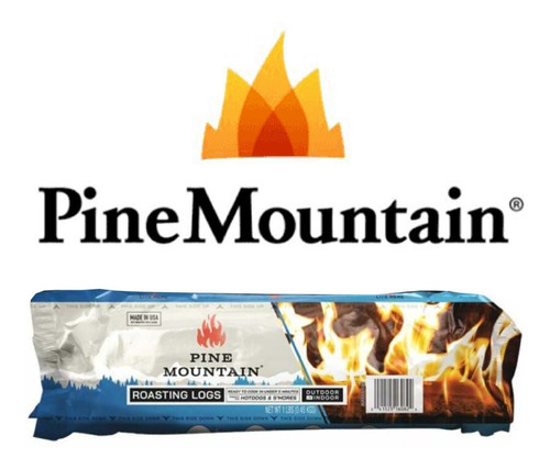 Barrote De Madera Pine Mountain Roasting Logs 5 Unidades