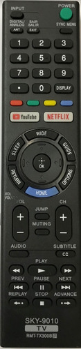 Controle Tv Sony Smart Rmt-tx300b