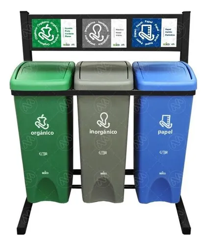 Estaci n De Reciclaje 3 Divisiones Estra Cuotas sin inter s