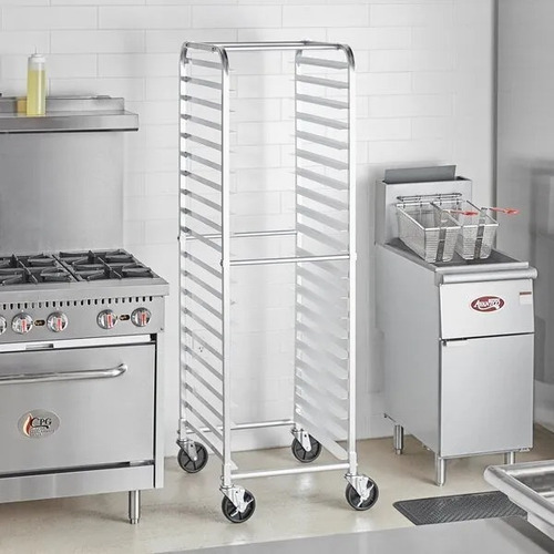 Carro Espiguero Migsa 6063-t5 Aluminio Charolas Rack Cocina