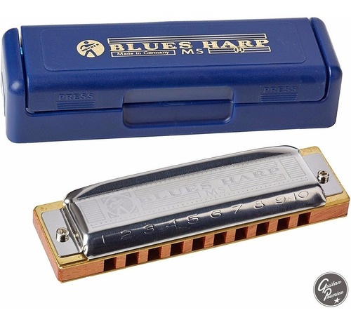 Armonica Hohner Blues Harp Blusera Profesional Estuche Envio