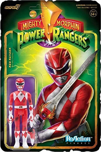 Super7 Mighty Morphin' Power Rangers Red Ranger Battle